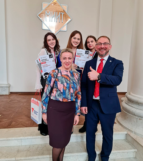 Церемония награждения победителей и призеров VI Открытого вузовского чемпионата по стандартам Ворлдскиллс